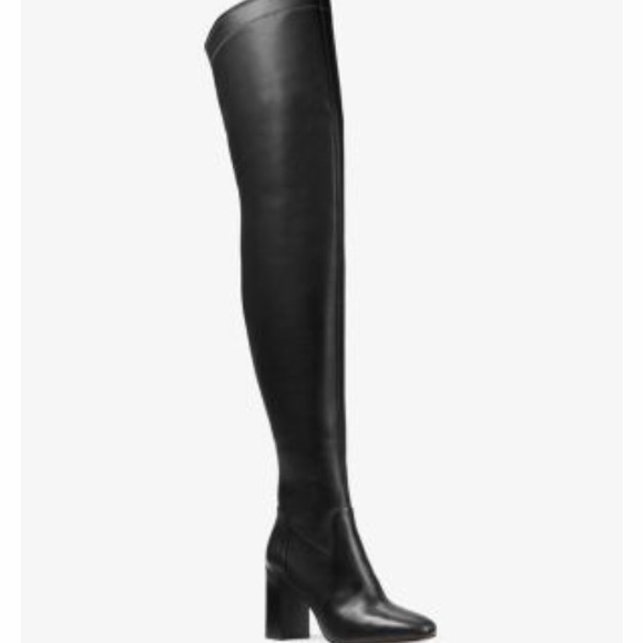 Michael Kors Shoes - Michael Kors Chase leather over-the-knee boots